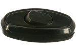 Переключатель на шнур 6А 250В (еврослот) черный UNIVersal А0106