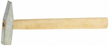 Молоток слесарный НИЗ оцинкованный с деревянной ручкой