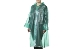 Плащ-дождевик STAYER, полиэтиленовый, зеленый цвет, размер S-XL