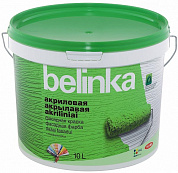 Краска в/д Belinka акриловая фасадная B1 матовая