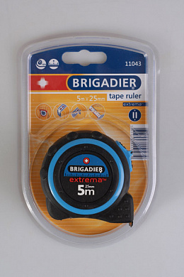 Рулетка измерительная BRIGADIER ''Extrema'' в эргономичном корпусе