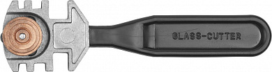 Стеклорез роликовый ЗУБР ''Эксперт'' 3 режущих элемента,  пластмассовая ручка