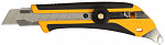 Нож OLFA трещетка фиксатор, 2х-компонентный корпус 18мм