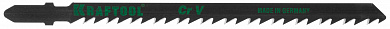 Полотна KRAFTOOL T344D для эл/лобзика Cr-V по дереву быстрый рез EU-хвост шаг 4мм 110мм 2шт