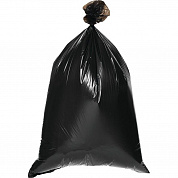 Мешок для мусора ПВД черный