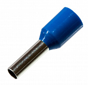 Наконечник-гильза Е2508 2,5мм2 с изолированным фланцем (синий) 100шт IEK