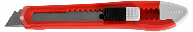 Нож ЗУБР с сегментированным лезвием, корпус из AБС пластика, сдвижной фиксатор, 18мм