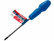 Отвертка синяя ручка U.S.Pex CrV SL5х75 мм
