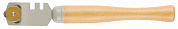 Стеклорез STAYER MASTER деревянная ручка, 3 ролика