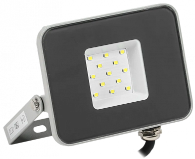 Прожектор СДО 07-10 светодиодный, серый, 10Вт IP65 6500K ИЭК LPDO701-10-K03