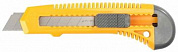 Нож STAYER ''Standard'' упрочненный, с сегментированным лезвием, 18 мм