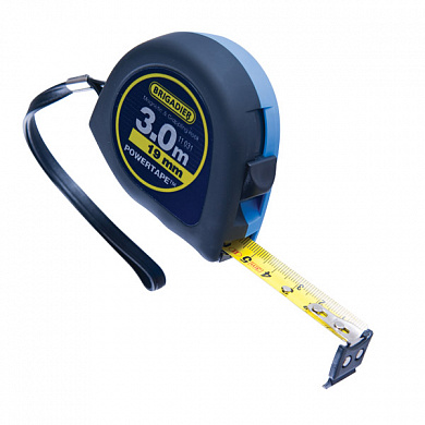 Рулетка измерительная BRIGADIER ''Powertape'' с резиновым крючком и магнитным наконечником